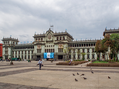 Guatemala city - Guatemala, September, 16 - 2014 - National Palace of Culture in Guatemala City