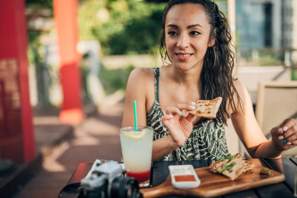 istock Woman in restaurant 1198598277