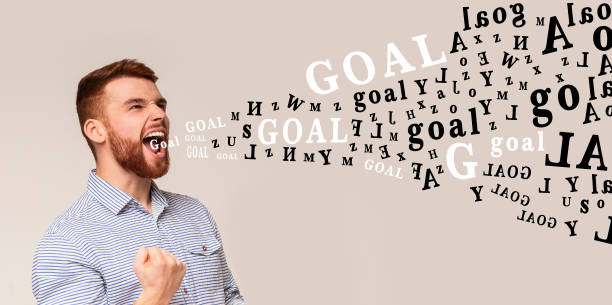 istock Millennial man emotionally screaming goal over light background 1198600928