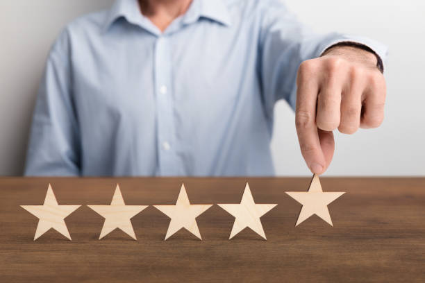istock The best excellent business services rating customer experience concept 1198606696