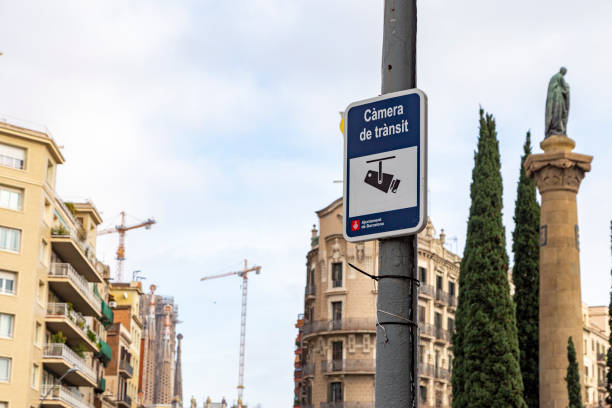 Image taken in Diagonal street, with iconic Sagrada Familia in the background