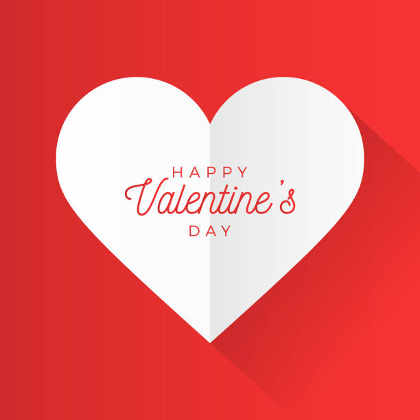 istock Valentine day abstract background with cut paper heart. Vector illustration. 1198608366