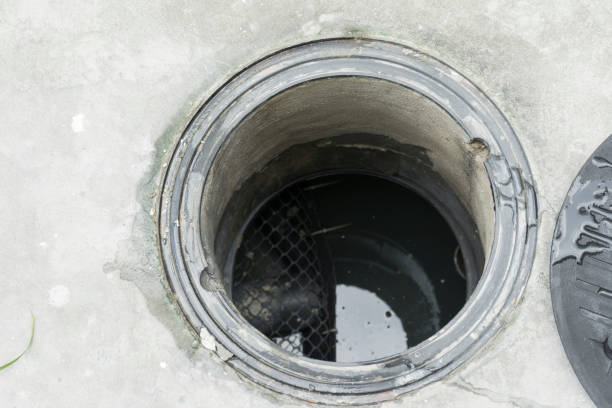 istock Wastewater treatment tank on the cement floor. 1198613298