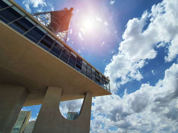 Photo of the famous Brasilia TV Tower, located in Brasilia, DF, Brazil.