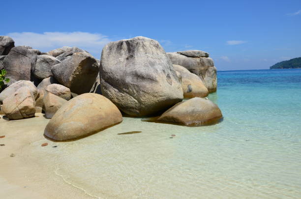 istock Rocks and the sea in Malaysia 1198618805