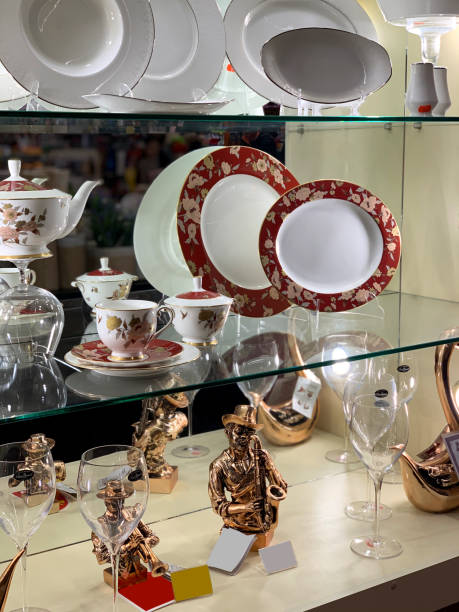 istock Shop window with cutlery. 1198627828