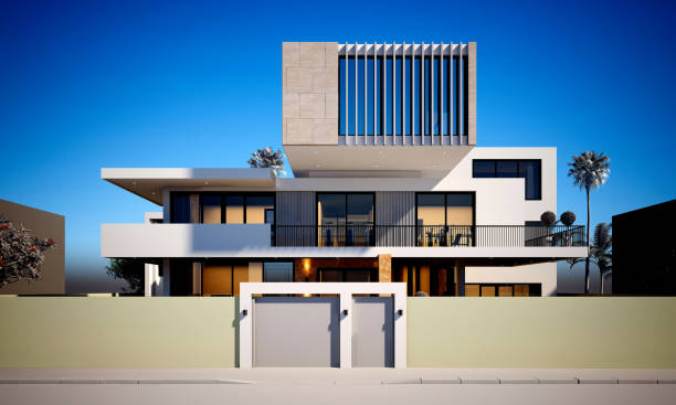 istock 3d render of luxury villa house 1198632247