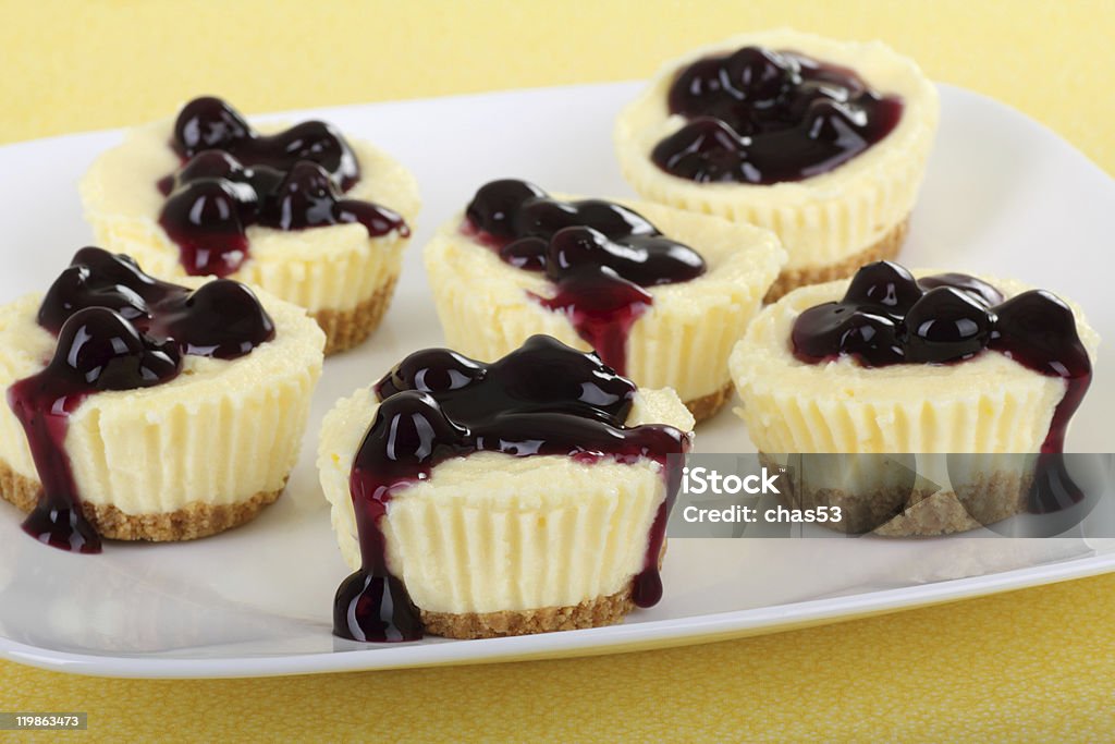 Cheesecake Cupcakes  Berry Fruit Stock Photo