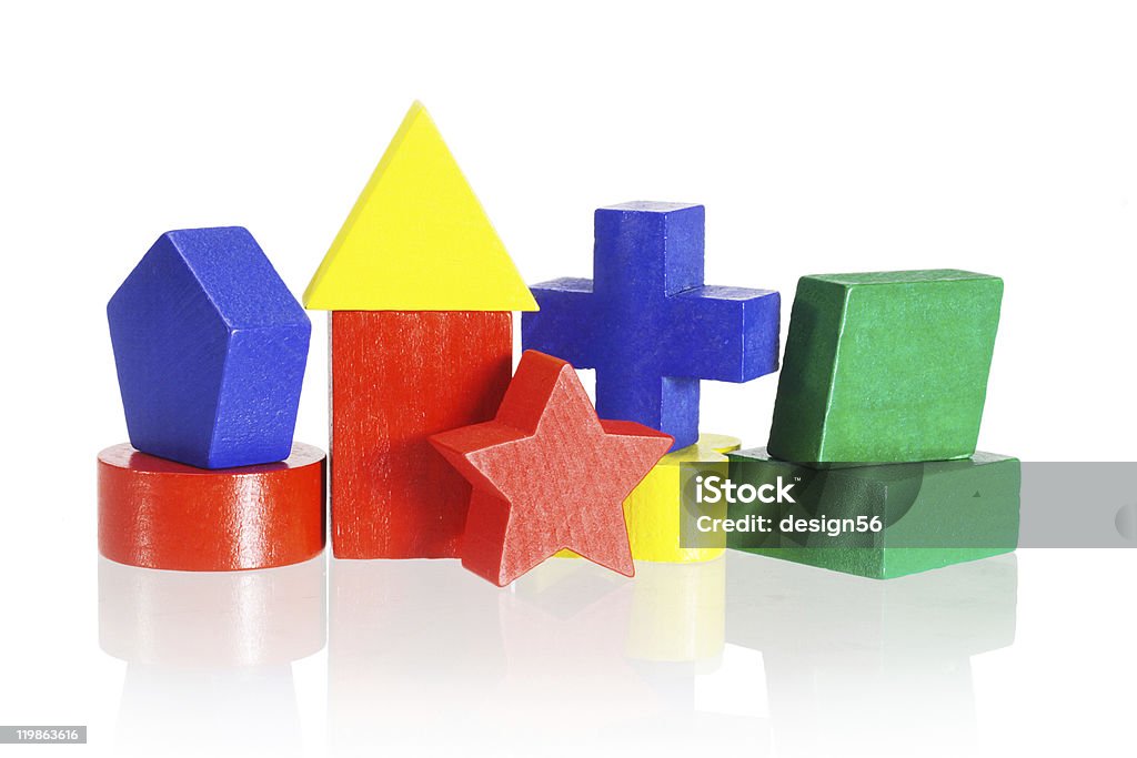 Colorido geométrico cuadras - Foto de stock de Bloque - Forma libre de derechos
