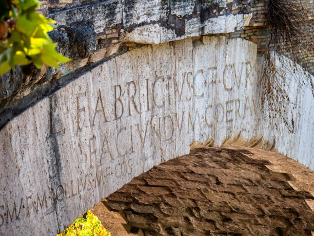 istock Ponte fabricio sign on the bridge, Rome Italy 1198636548