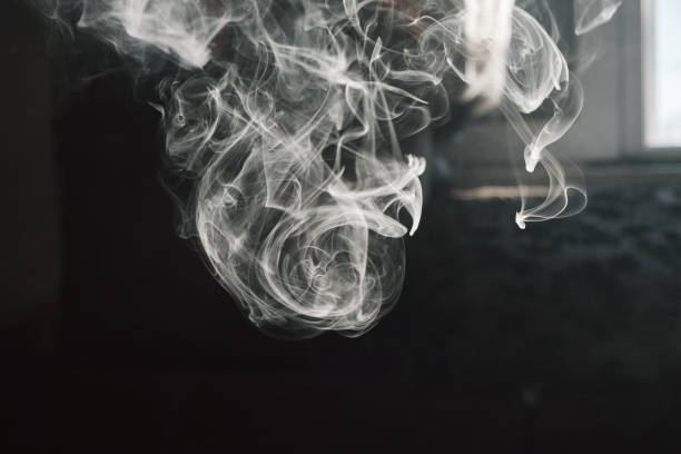 istock Wispy White Ball Of Smoke Close-Up 1198637244