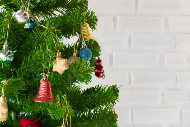 istock New Year decoration background with copy space. 1198638369