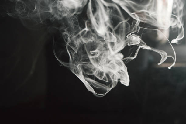 istock Close-Up Of White Vape Smoke 1198639003