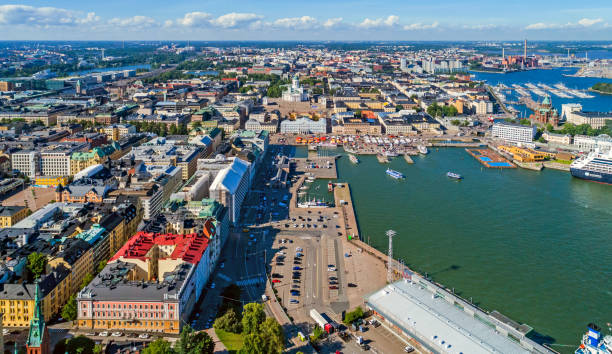istock Helsinki - city centre aerial view 1198640002