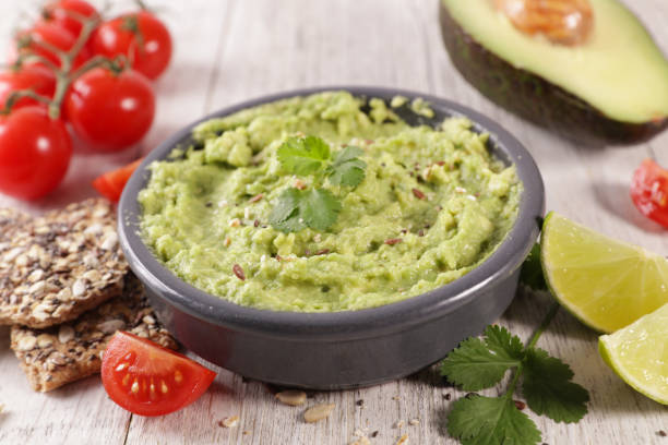 istock mexican guacamole sauce and bread 1198651759