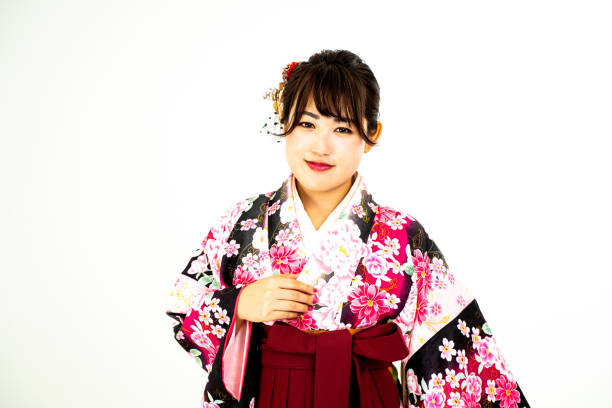istock A woman wearing a hakama 1198652040