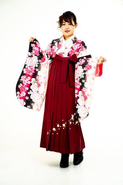 istock A woman wearing a hakama 1198652135