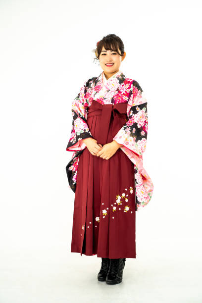 istock A woman wearing a hakama 1198652182