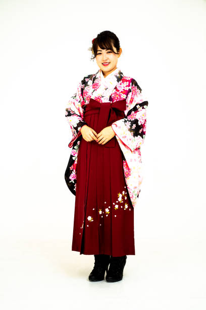 istock A woman wearing a hakama 1198652859
