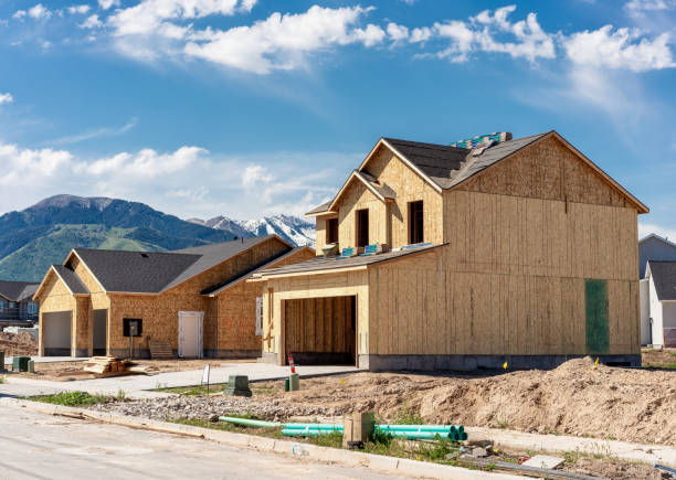 american housebuilding - custom built imagens e fotografias de stock