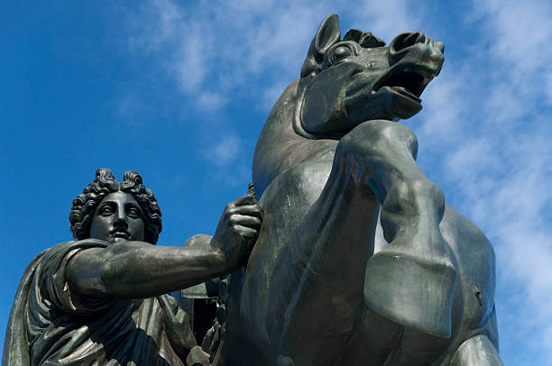 istock Statues of Pegasus and Calliope - Circa 1863 119865756