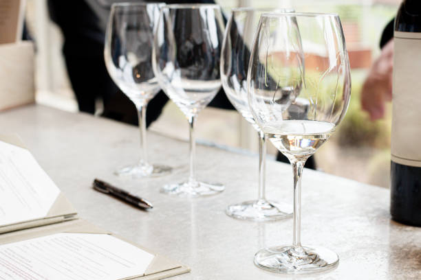 istock Glasses of wine for wine tasting 1198661803