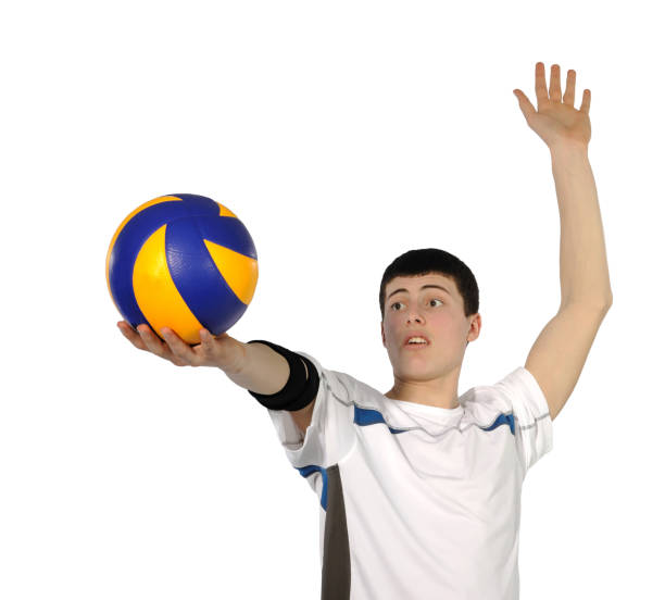 istock Volleyball player with the ball 119866283