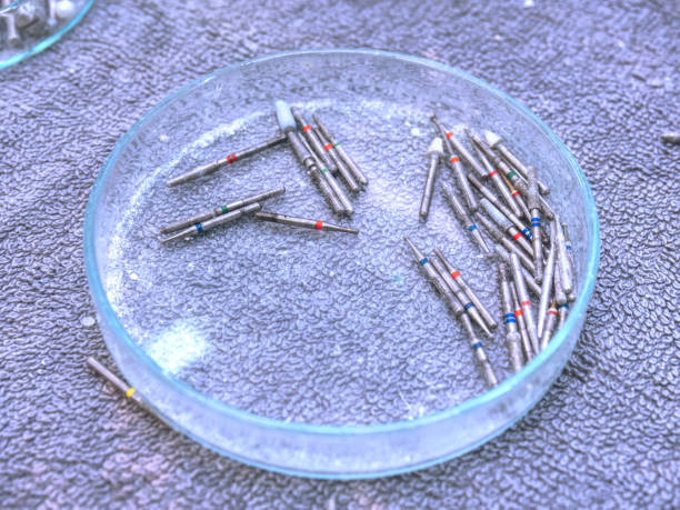 istock Drilling tools from diamond material used for stomatology 1198663520