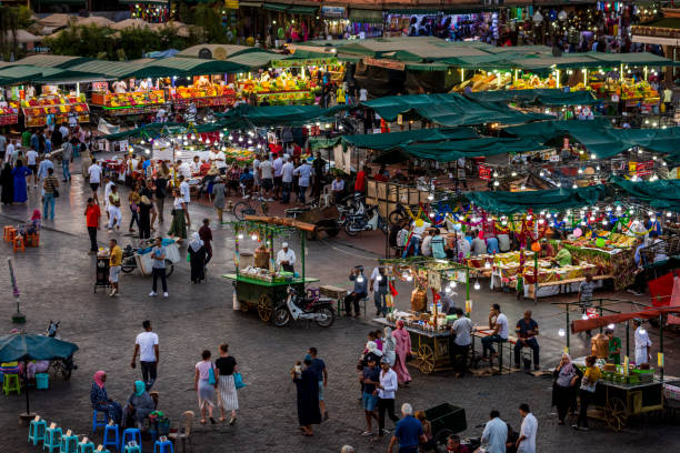 istock Marrakech main square, Jamaa el Fna 1198667292