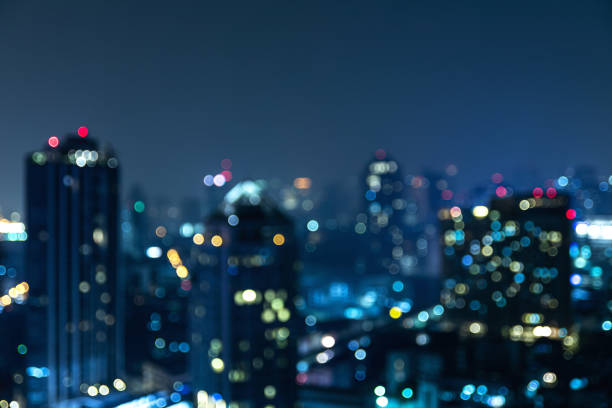 istock Modern Bangkok city at night 1198677810
