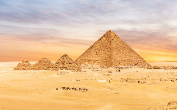 istock The Menkaure Pyramid complex, Giza desert, Cairo, Egypt 1198678771