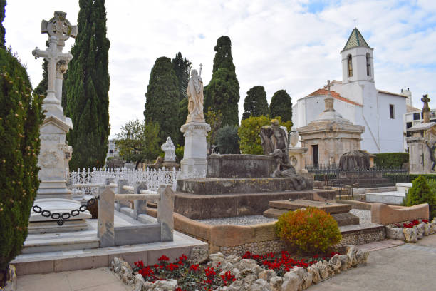 istock Sitges Cemetery, Barcelona Spain 1198687347