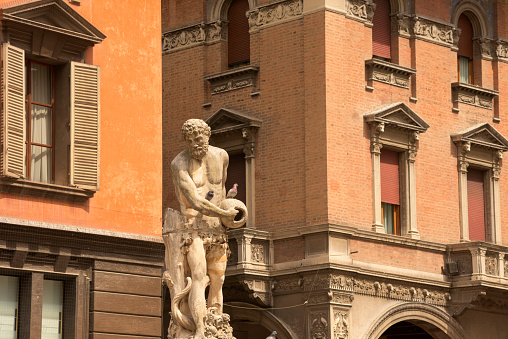Crostolo Statue named after the river crossing Reggio Emilia