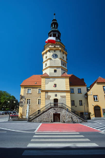 istock the town hall with clock tower and market 1198693408