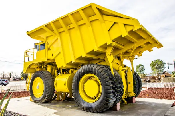 Photo of Mammoth Yellow Earth Moving Dump Truck