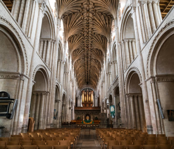 istock Inside Norwich Cathedral in East England 1198700449