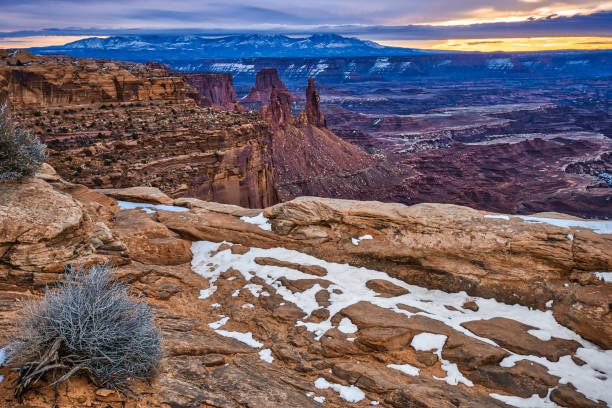 istock Canyon Overlook at Mesa Arch 1198704714
