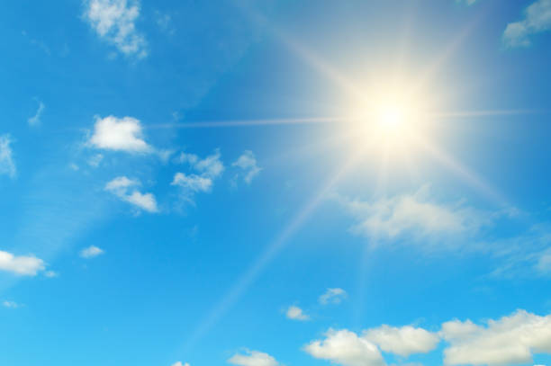 istock Couds in the blue sky. 1198704759