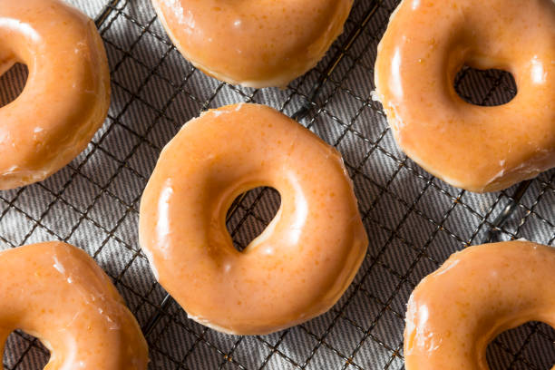istock Homemade Glazed Yeast Donuts 1198705333