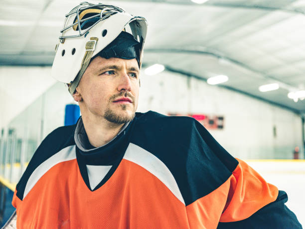 istock Pro Hockey goalie 1198706208