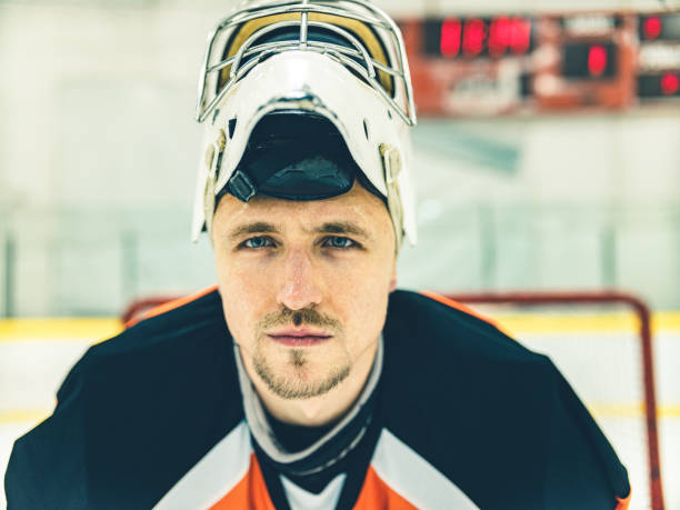 istock Pro Hockey goalie 1198707895