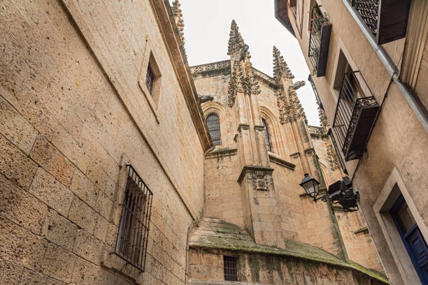 istock Low angle view of old constructions in Segovia, Spain. 1198712508