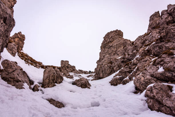 istock Men climbing an ice couloir 1198713409
