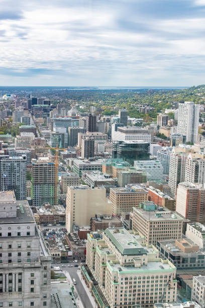 istock Montreal in Canada, aerial view 1198714368
