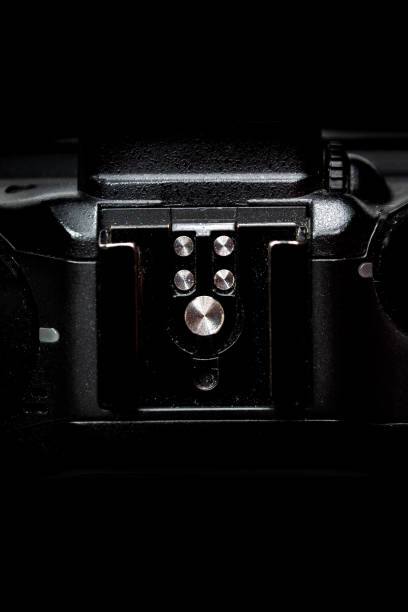 istock hot shoe on modern digital SLR mirrorless camera 1198719516
