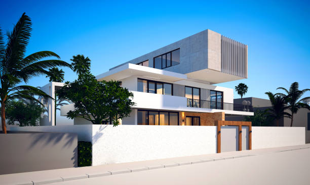 istock 3d render of luxury villa house 1198725245