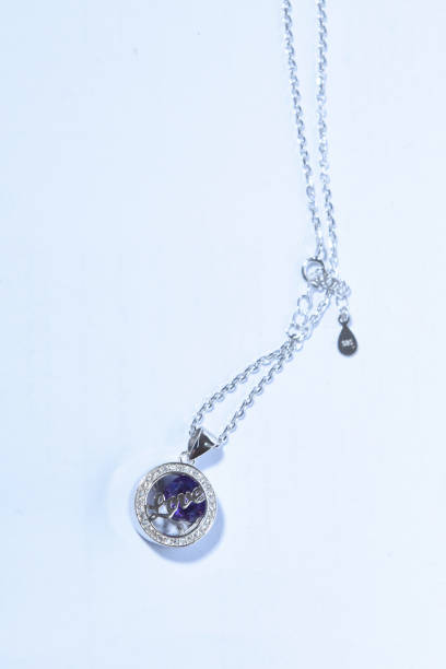 istock diamond pendant with necklace 1198726229
