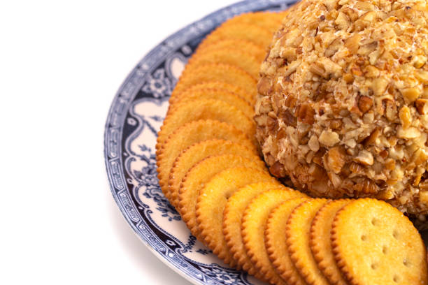 istock A Cheeseball with Crackers Perfect for Holiday Paries 1198740776