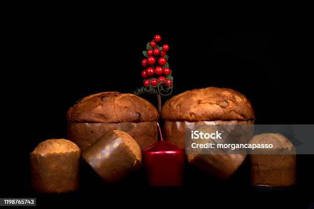 Christmas Food And Ornament Composition Stock Photo - Download Image Now - Arrangement, Backgrounds, Beauty