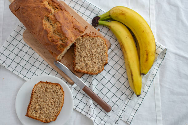 istock Healthy banana bread or cake 1198771080